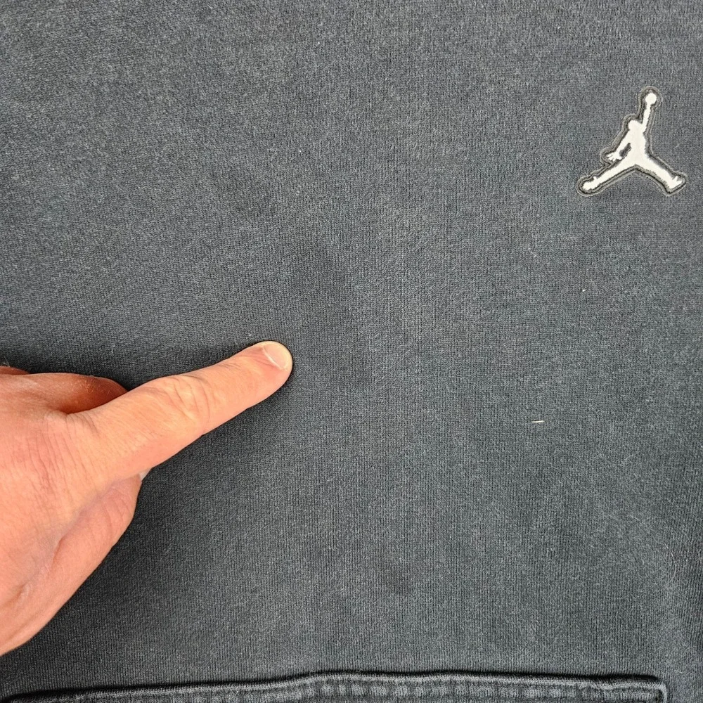 Nike Air Jordan Essential‎ Fleece Pullover Hoodie Men Medium Black DA9818 010